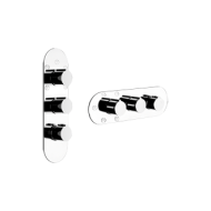 TONDO WELLNESS Parte esterna Miscelatore termostatico alta portata a parete 5 uscite selezione singola GESSI GESSI SPA  - 2