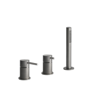 BATH316 Gruppo Bordo Vasca 3 fori con deviatore, flessibile 1,5m e doccetta anticalcare GESSI GESSI SPA  - 2