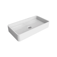 LAVABO MINIWASH 75X40 APPOGGIO LATTE  S - Ceramica Flaminia MWL75LAT CERAMICA FLAMINIA - 1