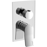 TILT Built-in shower mixer (2 outlets) Chrome - Paffoni TI 018 CR RUBINETTERIA PAFFONI - 1