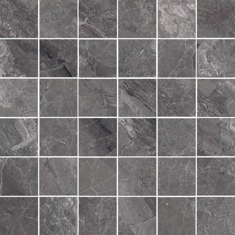 Supreme Mosaico 4,7x4,7 Charcoal Naturale DECORI 30x30 - CERDOMUS 75531 CERDOMUS - 1