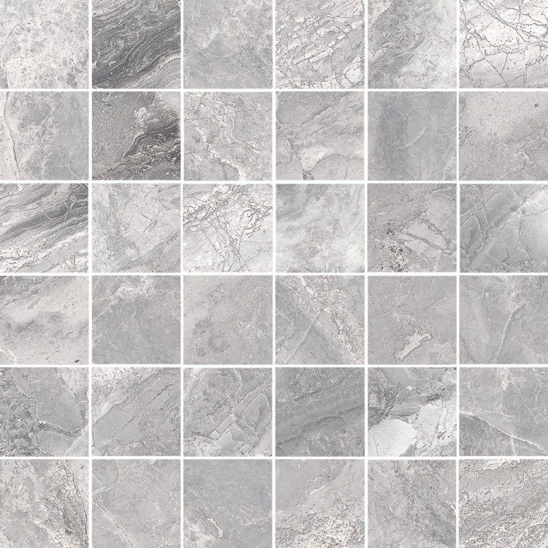 Supreme Mosaic 4,7x4,7 Silver Naturale Decor 30x30 - CERDOMUS 75533 CERDOMUS - 1