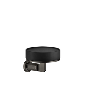 INCISO ACCESSORIES Porta sapone a parete nero GESSI