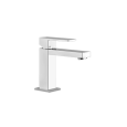 RETTANGOLO Basin mixer without waste with GESSI connection hoses