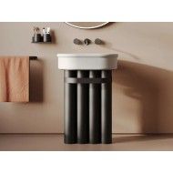 4 metal tube structure for countertop washbasins with threaded chrome waste included CHURCH Artceram ARTCERAM - 3