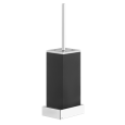 RETTANGOLO ACCESSORIES GESSI schwarzer Wand-Toilettenbürstenhalter