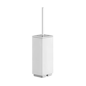 RETTANGOLO ACCESSORIES GESSI white freestanding toilet brush holder