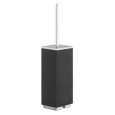 RETTANGOLO ACCESSORIES Porte-brosse de toilette sur pied noir GESSI