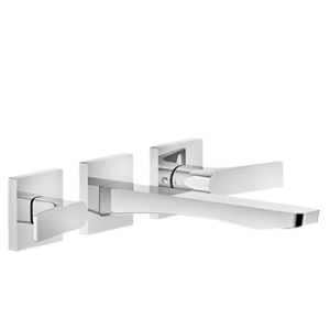 RILIEVO External part Wall-mounted washbasin group 3 holes medium spout without waste GESSI
