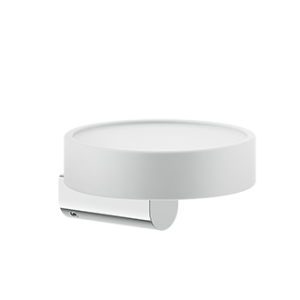 RILIEVO ACCESSORIES GESSI white wall mounted soap holder