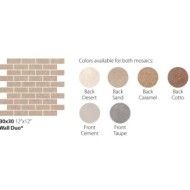 WALL DUO 30X30 BACK COTTO - CERAMICA SANT'AGOSTINO CSAWDBCO30 CERAMICA SANT'AGOSTINO - 1