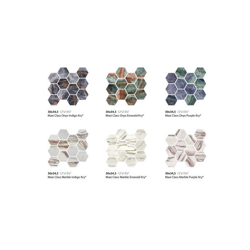 STAR MAXI CLASS 30X34,5 ONYX EMERALD KRY - CERAMICA SANT'AGOSTINO CSAMCOEK34 CERAMICA SANT'AGOSTINO - 1