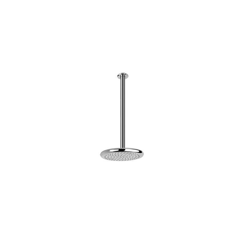 GOCCIA Anti-limestone ceiling shower head with customizable adjustable height arm GESSI