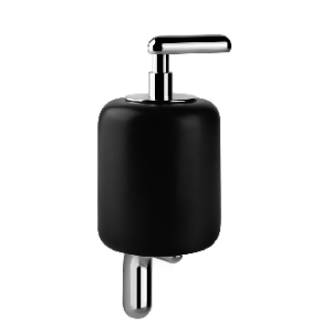 GOCCIA ACCESSORIES Dispenser in GRES a parete nero GESSI