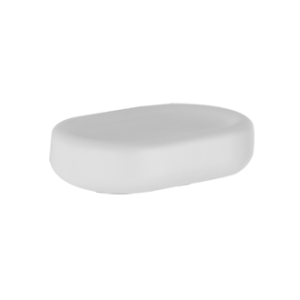 GOCCIA ACCESSORIES Porta sapone in GRES d'appoggio bianco GESSI