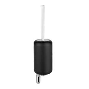 GOCCIA ACCESSORIES Porta scopino in GRES a parete nero GESSI