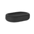 GOCCIA ACCESSORIES GESSI black freestanding GRES soap dish
