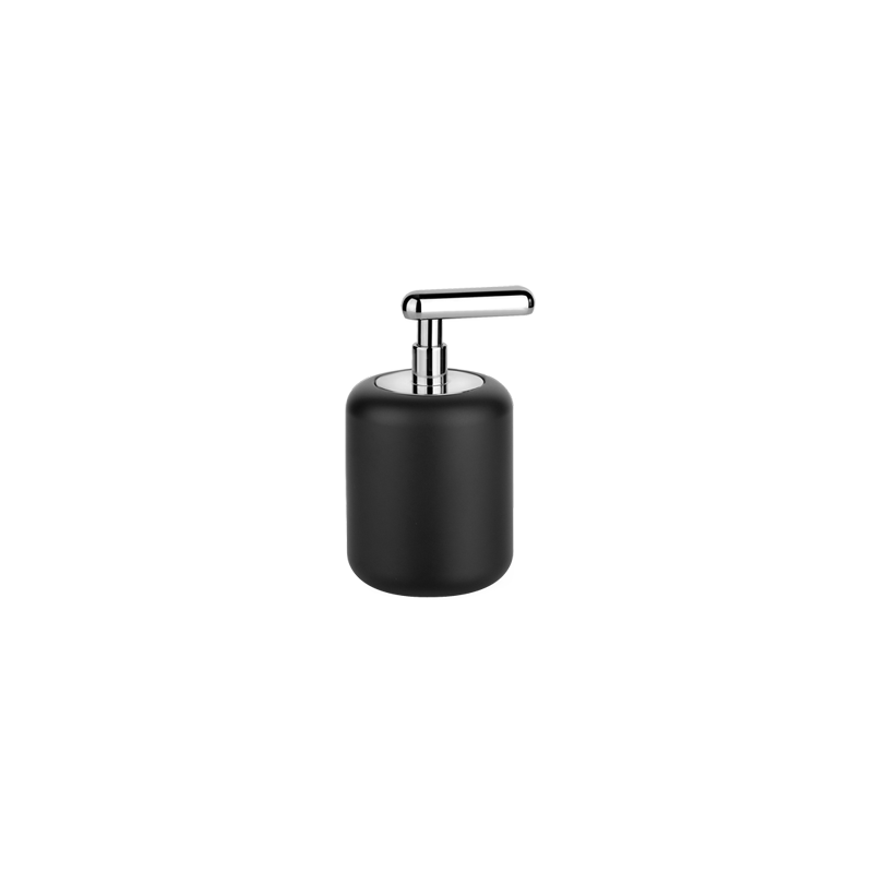 GOCCIA ACCESSORIES Dispenser in GRES d'appoggio nero GESSI