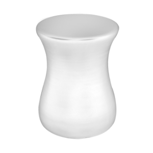 GOCCIA ACCESSORIES Pouf in Weiß GESSI GRES