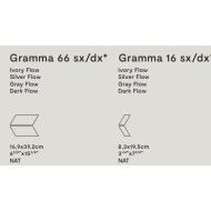 WATERFALL GRAMMA 8,3x19,5 SX DARK FLOW NAT - LEA CERAMICA LG0WFS0 LEA CERAMICHE - 1
