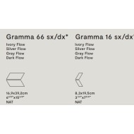 WATERFALL GRAMMA 16,9x39,2 DX SILVER FLOW NAT - LEA CERAMICA LGZWFD3 LEA CERAMICHE - 1