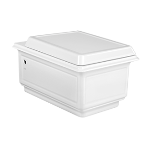 TOTAL LOOK Wall-mounted ceramic vase (6 liters) with integrated GESSI siphon