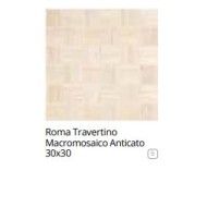 ROMA TRAVERTINO MACROMOSAICO 30X30 ANTICATO - FAP CERAMICHE fMAA FAP CERAMICHE - 1