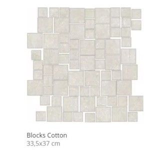STONE LIFE BLOCKS COTTON MOSAIQUE 33,5X37 - CONTEMPORARY DESIGN FLORIM  779344 CONTEMPORARY DESIGN FLORIM - 1