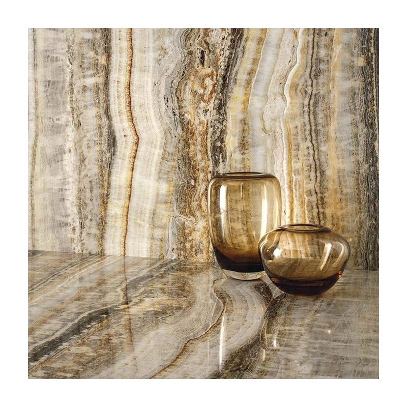 ECCENTRIC LUXE CARAMEL GLOSSY 120x280 6MM SQ  - LUXURY DESIGN FLORIM 778824 LUXURY DESIGN FLORIM - 1