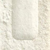 MINIATURE  FORNACE FORMELLA BIANCO MINERALE 6x24 - CERAMICHE MARCA CORONA J419 CERAMICHE MARCA CORONA  - 1