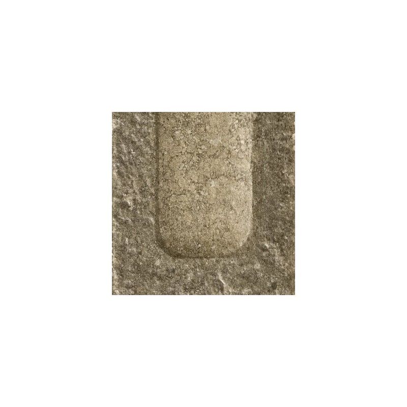 MINIATURE  FORNACE FORMELLA VERDE MUSCHIO 6x24 - CERAMICHE MARCA CORONA J423 CERAMICHE MARCA CORONA  - 1