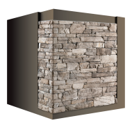 GEOPIETRA NAGO P45 LIMO Reconstructed Cladding Stone GEOPIETRA - 1