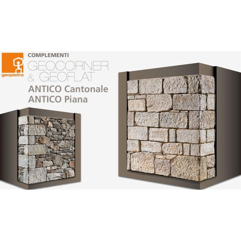 GEOPIETRA CANTONALE ANTICO  Angolo Pietra da Rivestimento Ricostruita GEOPIETRA - 1
