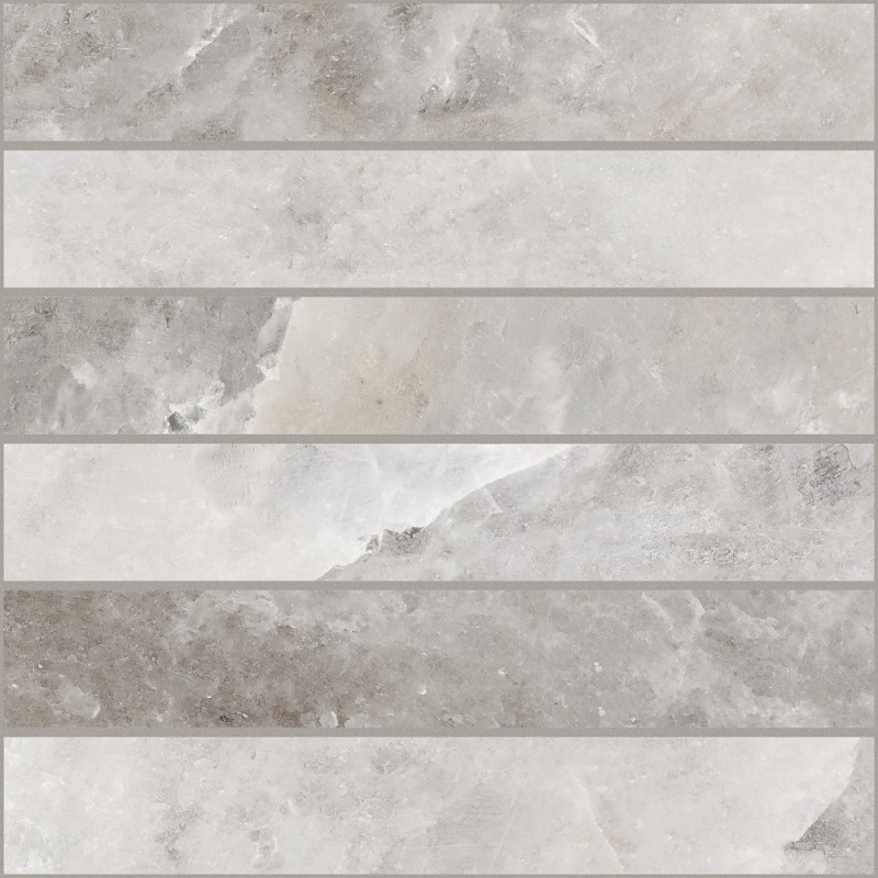 ROCK SALT CELTIC GREY MOSAICO 3D LUCIDO 30X30 - CONTEMPORARY DESIGN FLORIM 766728 FLORIM CONTEMPORARY DESIGN - 1