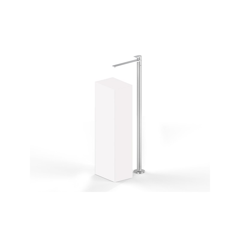 Q316 Miscelatore lavabo a colonna getto L240 x h1040 mm completo - Rubinetteria Zazzeri 3400 T100 A00  - 1