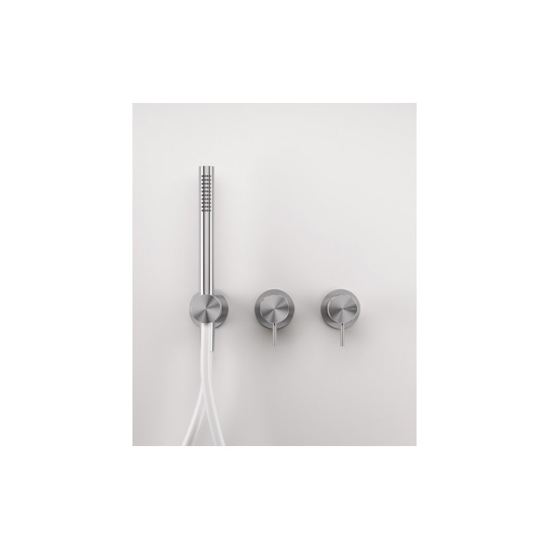 Z316 Miscelatore doccia ad incasso deviatore e doccetta a 2 vie - senza flex - Rubinetteria Zazzeri 3300 B401 A01  - 1