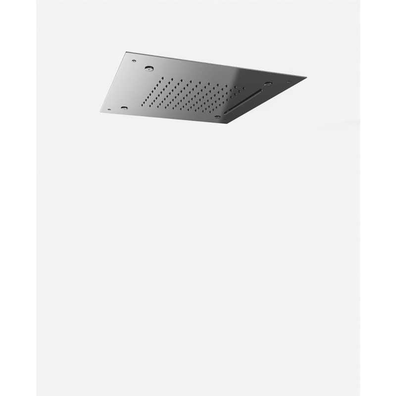 Shirò Skyrain Deckeneinbauduschkopf mit Regen und Wasserfall - Rubinetteria Zazzeri 1101 SO04 A00  - 1