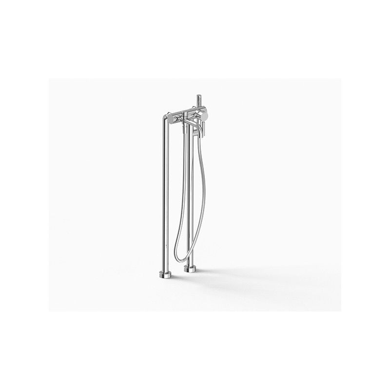 DA-DA 7 Mono Miscelatore Vasca esterno su tubi - Rubinetteria Zazzeri 4707 0450 A00  - 1