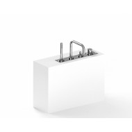 DA-DA 7 Mono 4-hole bathtub top mixer - Zazzeri taps 4707 N498 A00  - 1