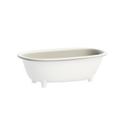 DAY Halbeingebaute Badewanne in White Tec Plus L175,7 x H54,5 x T89,7 DEVON&DEVON - 1