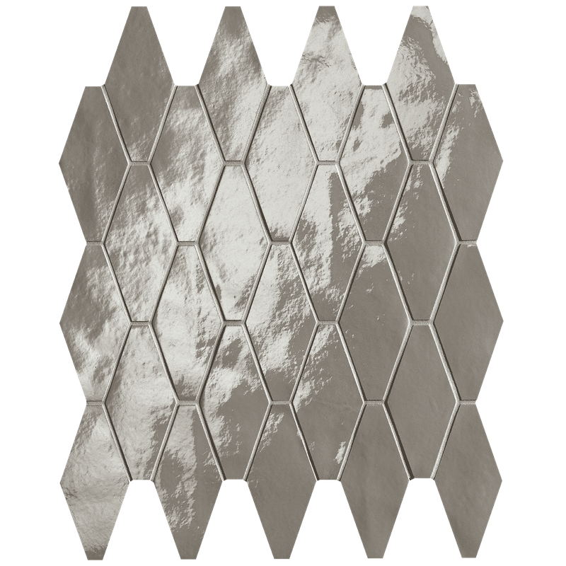 GLIM GRIGIO FUMO ROMBI MOSAICO 31X35,5 BRILL - FAP CERAMICHE fRXA FAP CERAMICHE - 1