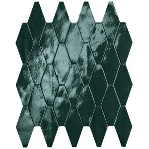 GLIM PETROLIO ROMBI MOSAICO 31X35,5 BRILL - FAP CERAMICHE fRXD FAP CERAMICHE - 1