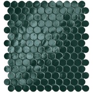 GLIM PETROLIO ROUND MOSAIQUE 29,5X32,5 BRILL - FAP CERAMICHE fROM FAP CERAMICHE - 1