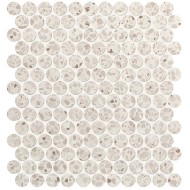 GLIM GEMME BIANCO ROUND MOSAICO 29,5X32,5 MATT - FAP CERAMICHE fRO9 FAP CERAMICHE - 1