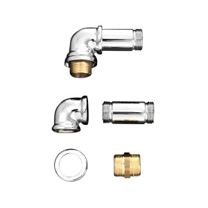 Accessories for taps Connection kit for floor legs MARFRGT+UTAU933/B - Chrome DEVON&DEVON - 1