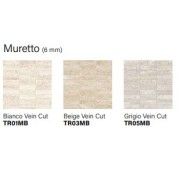 TRAVERTINI BIANCO VEIN CUT MURETTO 6MM  30X30 - ITALGRANITI GROUP TR01MB ITALGRANITI GROUP - 1