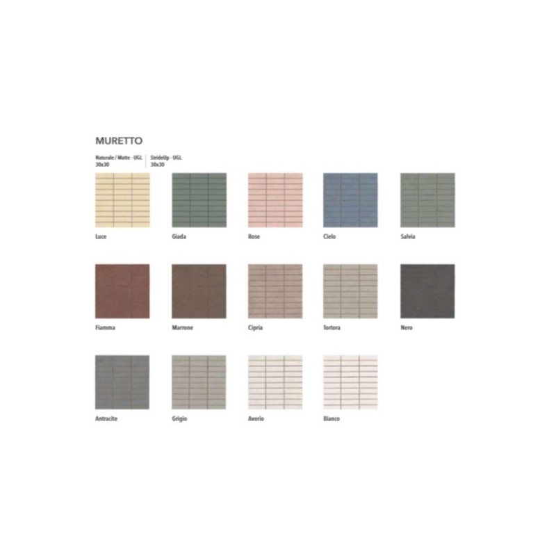 NUANCES ROSE MURETTO 9MM  30X30 - ITALGRANITI GROUP NU12MB9 ITALGRANITI GROUP - 1