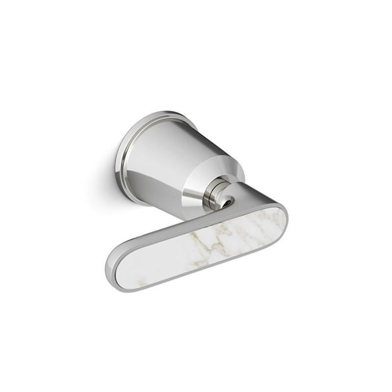 Twenties Absperrhahn einzelner - Chrom Calacatta Oro DEVON&DEVON - 1