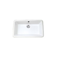 York Lavabo sottopiano L52,5xH33xD18 Bianco DEVON&DEVON - 1