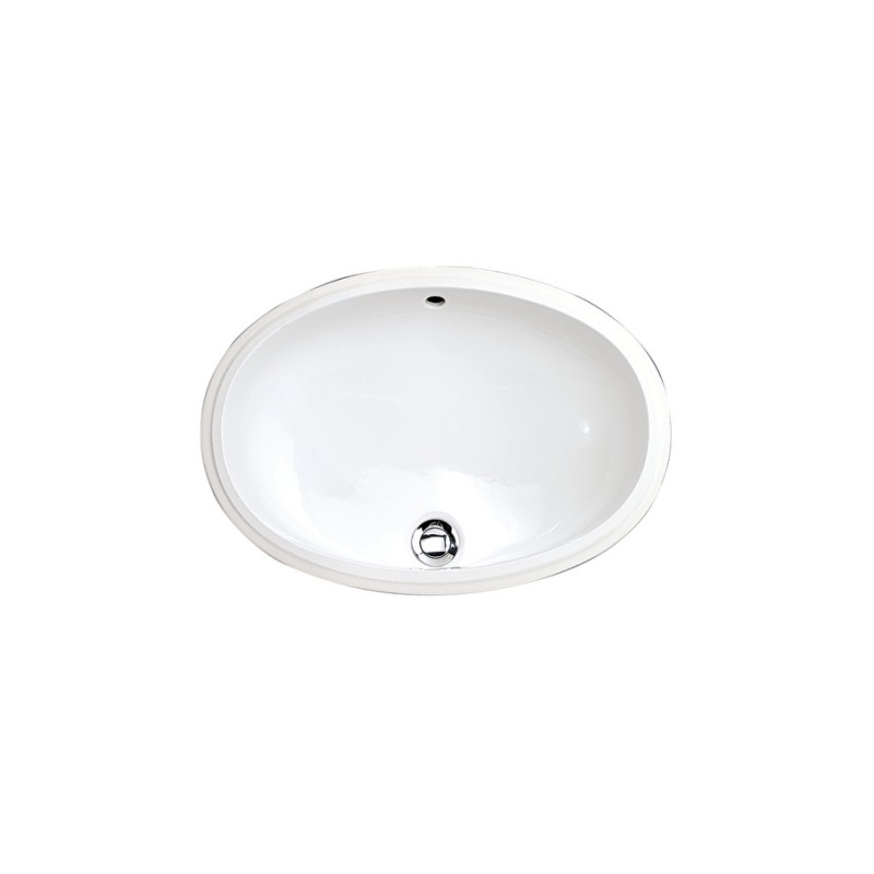 White 56 Lavabo sottopiano L57,2xH20xD43 Bianco DEVON&DEVON - 1